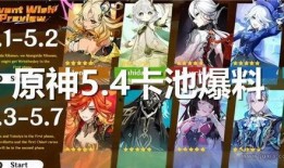 原神最新卡池2爆料,新角色、新元素，探索神秘世界